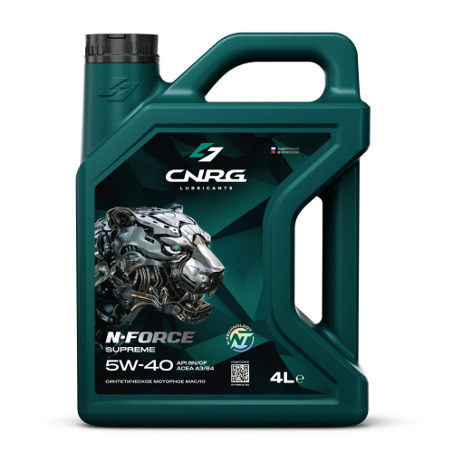 CNRG N-Force Supreme SN/CF 5W-40 4л пластик
