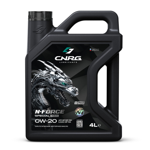 CNRG N-Force Special Asia 0W-20 4л пластик